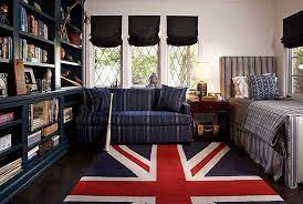 Punk skate type of room design. 15 Stylish Ways To Add The Union Jack To The Kids Room
