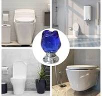 Anloximt Toilettentankknöpfe - Toilettenspülkasten-Druckknopf in Blumenform  - Türgriff-Dekore für Toilette, Küche, Waschküche, Türgriff, Schlafzimmer,  ...