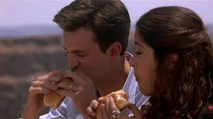 However, along with the marriage comes compromise of one's own cultural traditions. Gray S Papaya Hot Dogs Enjoyed By Matthew Perry Salma Hayek In Fools Rush In 1997
