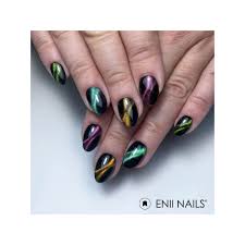 The color of the cat eye magnet stick can not be picked. 9d Cat Eye 2 Aurora Magnetic Gel Polish Enii Nails