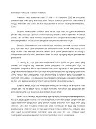 Praktikum merupakan satu wadah yang memberi peluang kepada guru pelatih untuk mengamalkan segala pengetahuan dan kemahiran yang. Contoh Pernyataan Profesional Praktikum