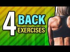 4 Best Back Exercises At Home Youtube Good Back Workouts Back Exercises Exercise