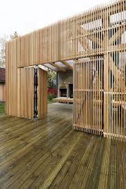 Modern Architecture Wooden Slats Wall Dividers The Arbor Architecture Architecture Exterior Timber Architecture