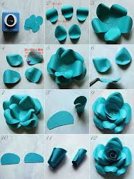 Como Fazer Flores De Papel De Maneira Facil Pop Lembrancinhas