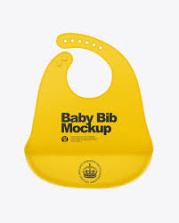 Download Baby Bib Mockup In Apparel Mockups On Yellow Images Object Mockups