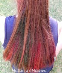 Shop for blue hair dye in hair color. Diy Temporary Hair Dye Meatloaf And Melodrama