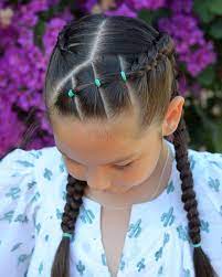 Dutch Braids With Elastics For A Birthday Party Have A Great Day Braids Braidstyles Brai Hair Styles Toddler Hairstyles Girl Kids Hairstyles