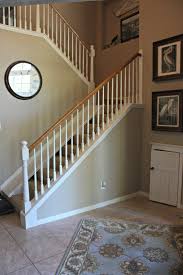 Diy Stair Slide Or How To Add A Slide To Your Stairs Stair Slide Diy Stairs Stair Railing Makeover