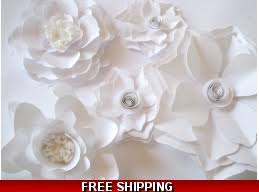 Check spelling or type a new query. White Paper Flowers Big Paper Flowers Nursery Flowers Flower Wall Decor Wall Paper Flowers Paper Wedding