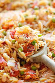 One Pot Lemon Orzo Shrimp Receta Recetas De Pasta Orzo Comidas De Cazuela Recetas Sencillas De Pasta