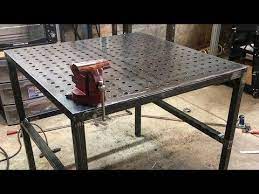Diy Weld Table And Clamps Home Mfg Days 64 Youtube Welding Table Welding Table Diy Table