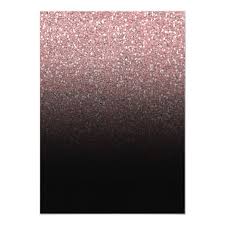 Black And Gold Invitation Background Design Rose Gold Pink Glitter Black Sweet 16 Party Invitation Zazzle Com Rose Gold Party Decor Sweet 16 Party Invitations Rose Gold Pink