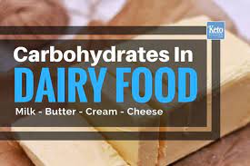 How Many Carbs In Milk Cheese Cream Butter Yoghurt