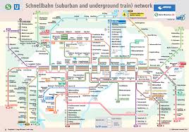 Metro Munich Train Map Metro Map Subway Map