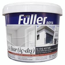 Bir gün sonra zımpara yapılarak, üzerine sentetik son kat boyalar uygulanabilir. Fuller A Star Ic Dis Cephe Astar 10 Kg Beyaz
