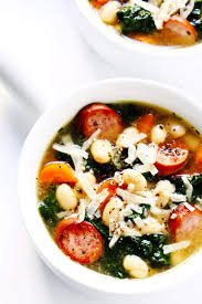 Tuscan White Bean Sausage And Kale Soup Sausage And Kale Soup Kale Soup White Beans