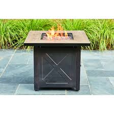 With a 40,000 btu heat output, it's perfect for large yards, and warming up large parties during the ultimate fall barbeque. Endless Summer Wood Look 30 In Square Gas Fire Pit Gad15302lc Rona