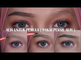 Cara Gambar Alis Untuk Pemula Pakai Pensil Alis Tanpa Cukur Gampang Youtube Alis Trik Makeup Concealer