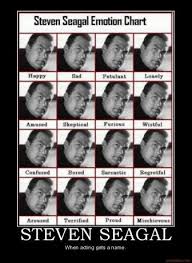 emotion chart sorry mr seagal i like you but this is