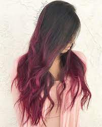 40 Two Tone Hair Styles Hair Styles Balayage Hair Raspberry Hair Color