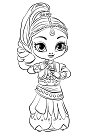 Shimmer and shine coloring pages 44. Shimmer And Shine Coloring Pages 100 Pictures Free Printable