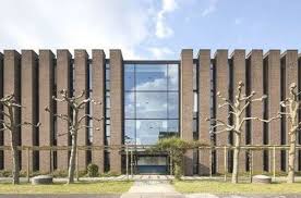 Arne Jacobsen Forum And Town Hall Castrop Rauxel Arne Castrop Castroprauxel Forum Factory Architecture Facade Architecture Design Hospital Architecture