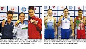 She won gold for the unified team in the team competition in 1992, then won silver in the vault for germany in 2008. Gulftimes Veteran Chusovitina Clinches Vault Gold