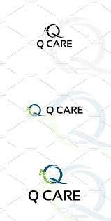 Q Care Logo Template Logo Templates Care Logo Templates