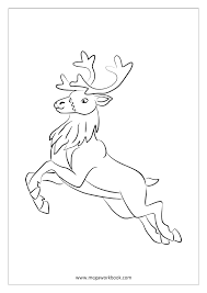 From santa to reindeer you'll find it all! Reindeer High Quality Christmas Coloring Pages For Kids Drawing With Crayons