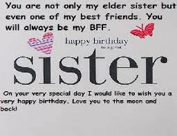 Maybe you would like to learn more about one of these? Happy Birthday Wishes For Elder Sister