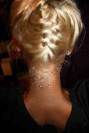 Nape Piercing Nape Piercing Unique Body Piercings Hip Piercings