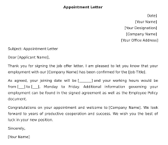 Free 5 sample employment offer letter templates in pdf ms word. What Is The Format Of Appointment Letter Wisdom Jobs India