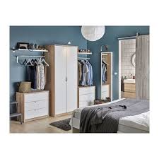 Askvoll Chest Of 3 Drawers White Stained Oak Effect White 70x69 Cm Ikea Bedroomfurniture Bed Fitted Bedroom Furniture Large Living Room Furniture Askvoll
