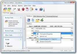Macrium reflect free, hard disk ve disk bölümlerinizin görüntüsünü (imajını) almanızı sağlayan ücretsiz bir programdır. Macrium Reflect Heise Download