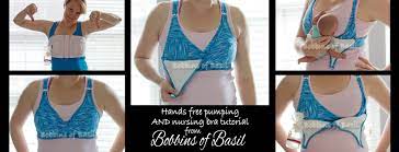 Nursing And Hands Free Pumping Bra Tutorial Hands Free Pumping Bra Hands Free Pumping Hands Free Nursing Bra
