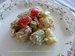 Salade Piemontaise A La Courgette Trompette P1110970 R Salade Piemontaise Salade Alimentation
