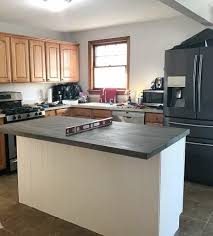Baskets would be a perfect place to store things like. Diy Kitchen Island With Stock Cabinets Hometalk
