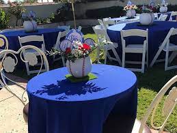 Dodger Baby Shower Backdrop Base Ball Sign And Table By Bizziebeecreations Baseball Baby Shower Centerpieces Dodgers Birthday Party Sports Baby Shower Theme