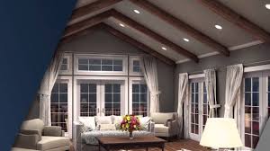 What kind of light should i use in a vaulted ceiling? Halo Hl6 Allslope Youtube