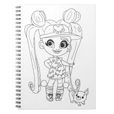 Some coloring notebook items may be hardbound whereas some coloring notebook items may come with the facility to add/remove loose sheets to make them more personalized. Hairdorables Kat Coloring Notebook Zazzle Com Cartoon Coloring Pages Paw Patrol Cartoon Coloring Pages