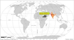 Gateway of India on World Map