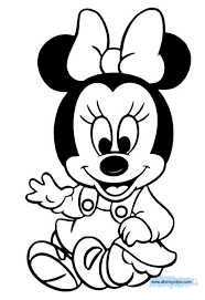 Printable coloring pages of baby mickey, minnie, donald, pluto and gyro. 180 Best Disney Babies Coloring Ideas Disney Coloring Pages Coloring Pages Baby Disney