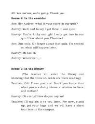 Sample Script For Short Film In 2020 Acting Scripts Play Scripts For Kids Short Scripts