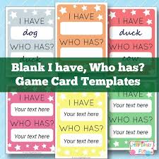 I Have Who Has Template Learning Games For Kids Itsybitsyfun Com Learning Games For Kids Teaching Free Games For Kids
