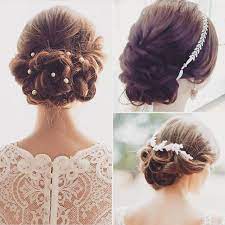 momoko on instagram ウェディングドレスの時はこのような感じでシニヨン を下の方で作って トップはあんまり盛らず ティアラを付けようと思っています シニヨンにパールとかキラキラを付けたらすごくかわいい もう少し髪を伸ばさないとなぁ ぐ