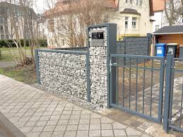 Gabionen Zaunsystem Steelmanufaktur Gabionen Zaun Zaune Und Tore