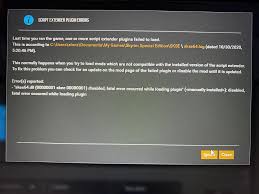 Maybe you would like to learn more about one of these? Skse Se Special Edition Script Extender Keeps Crashing And This Pops Up In Vortex Skyrim
