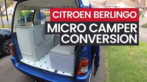 van tour citroen berlingo multispace micro camper conversion youtube in 2021 micro camper camper conversion citroen berlingo