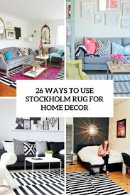 Effortlessly transform it with the addition of a decorative and stylish rug from dunelm. 26 Ways To Use Ikea Stockholm Rug For Home Decor Digsdigs