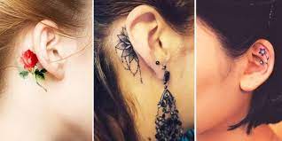 Une mouche tatouée derrière l'oreille de cet homme. Le Tatouage Oreille Va Vous Faire Oublier Les Boucles Cosmopolitan Fr